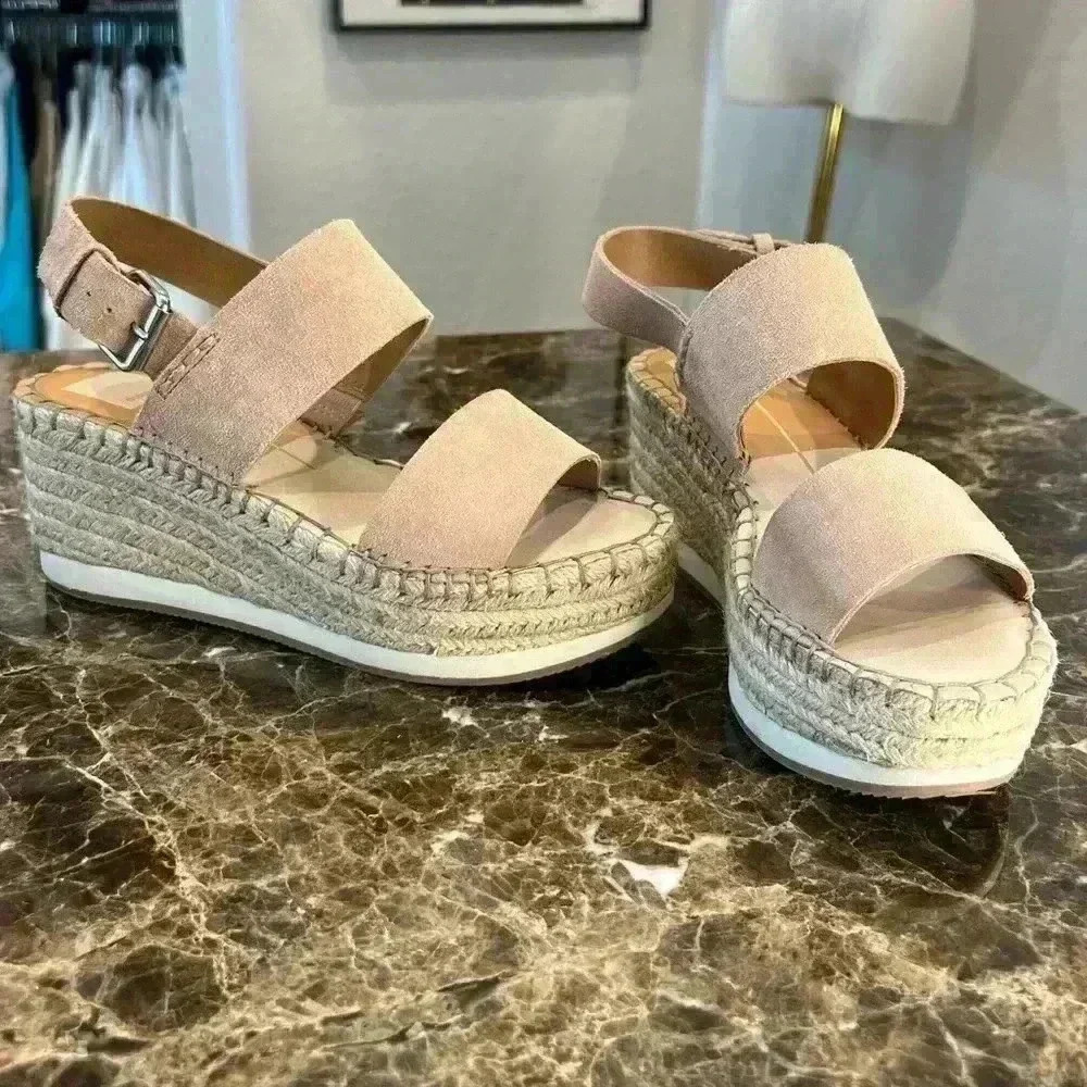 Dolce Vita Mauri Espadrilles Sandal Peach Size 7.5M - Picture 2 of 10
